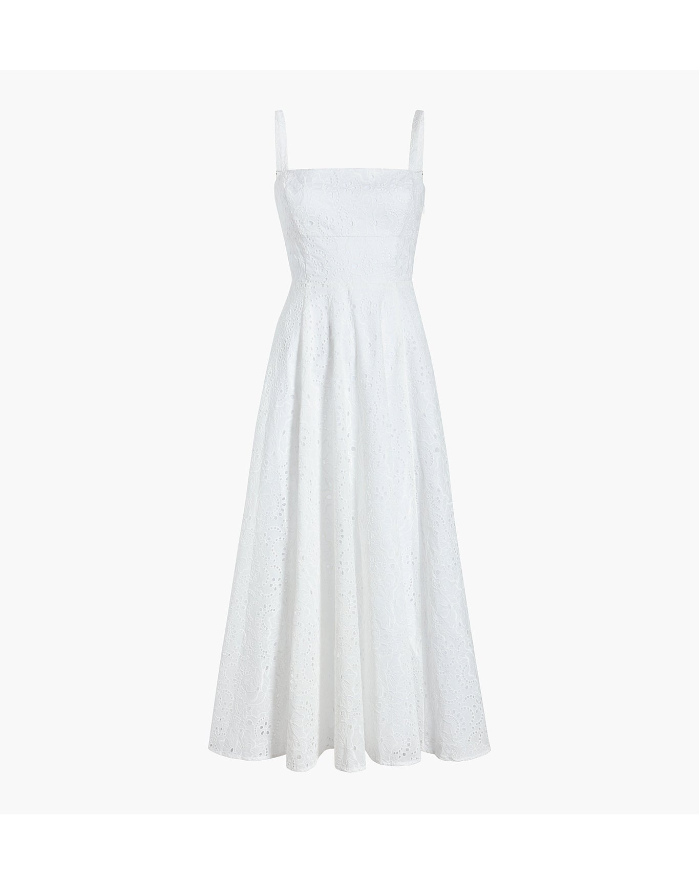 Women | The Margot Dress | White Broderie Anglaise