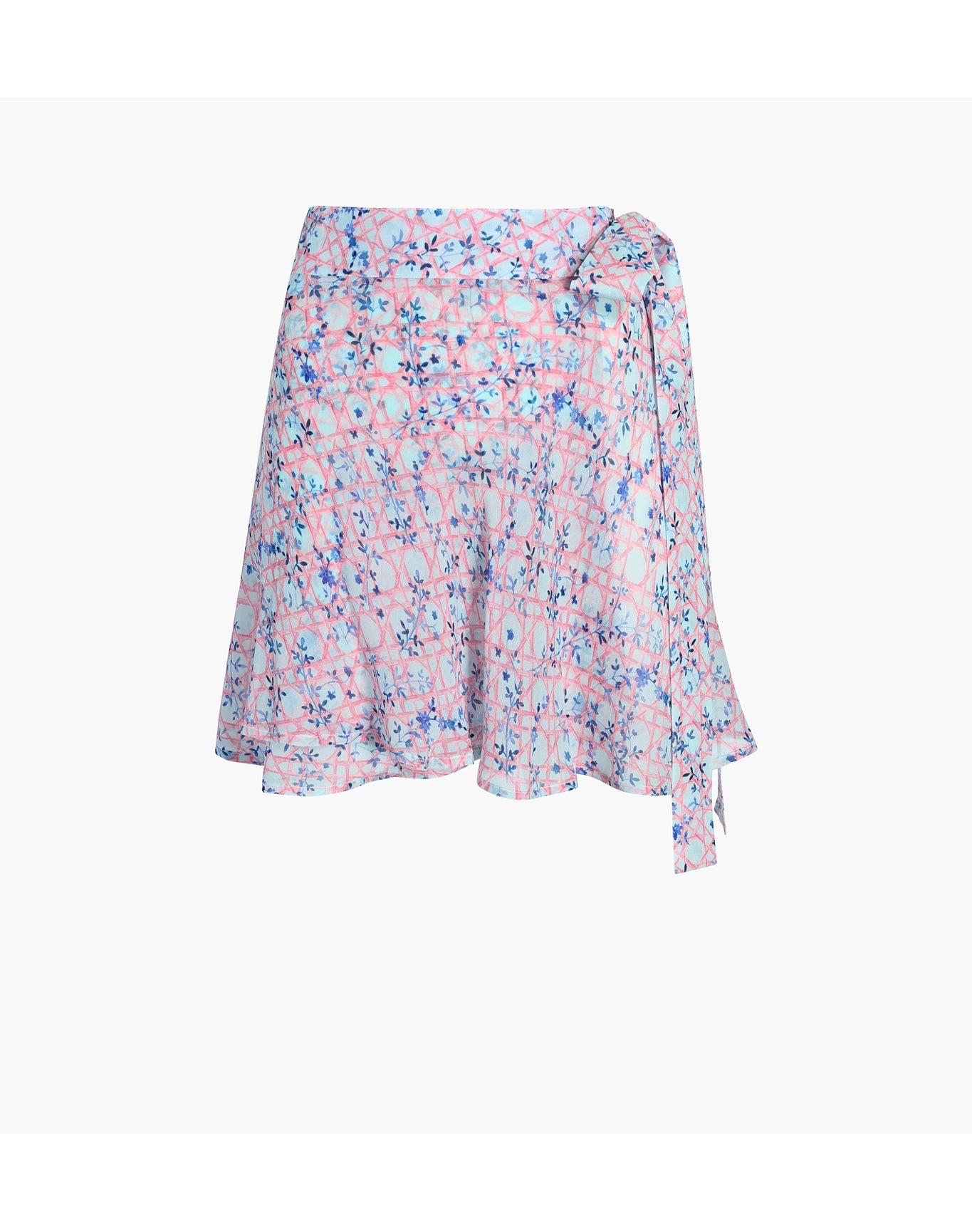 Women | The Mini Ballet Pareo | Pink Basketweave Vine