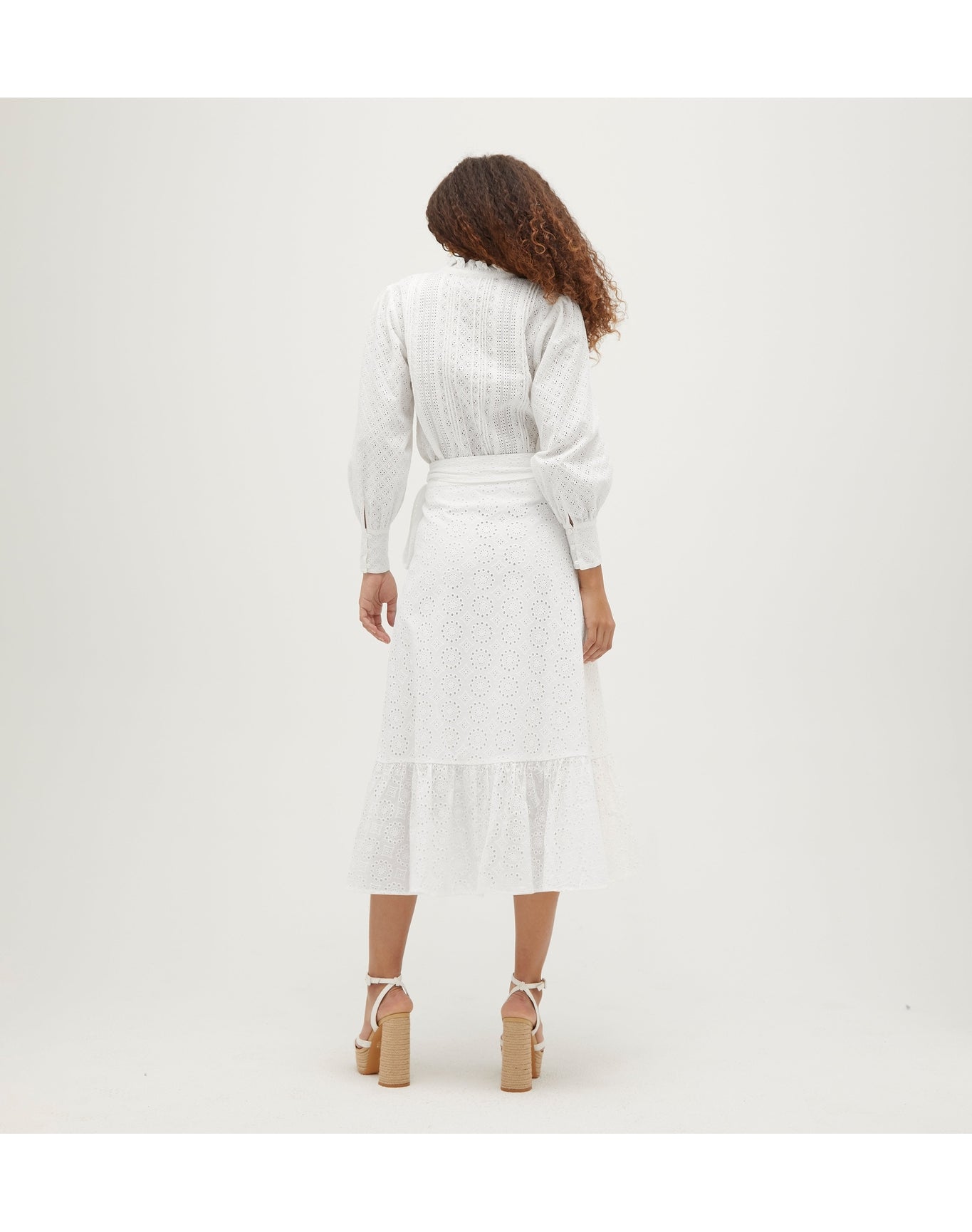 Women | The Mirabel Skirt | White Eyelet