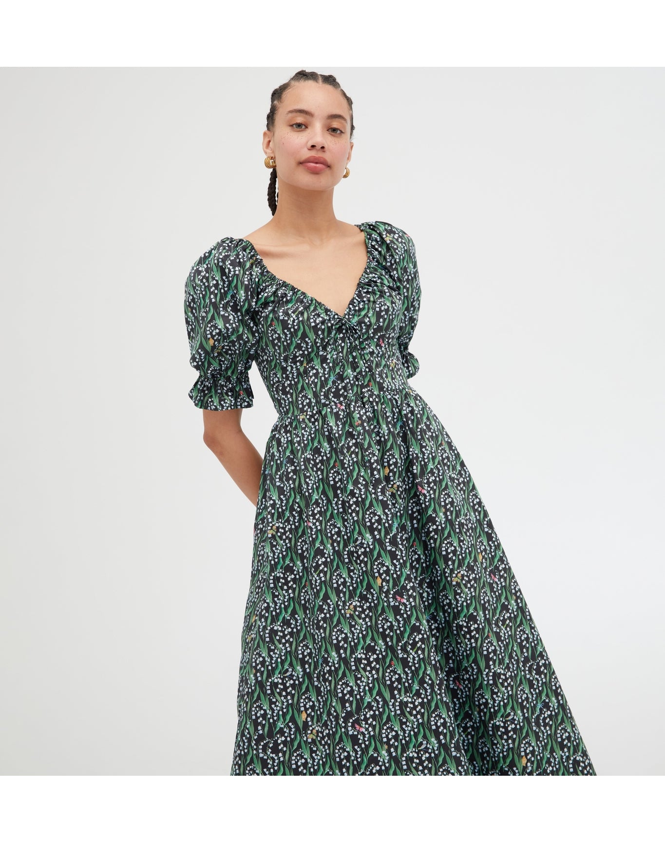 Women | The Ophelia Dress | Black Lily of the Valley