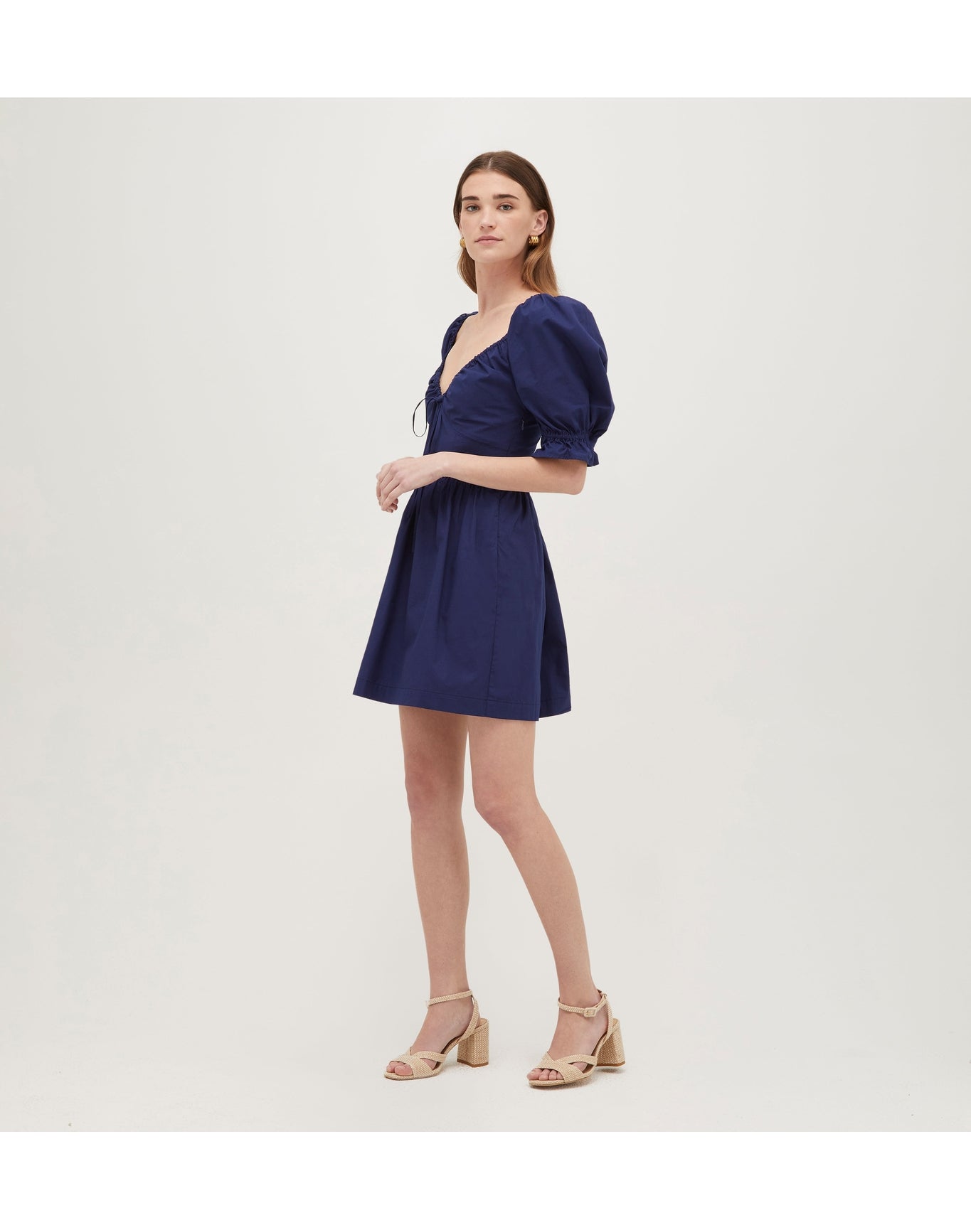 Women | The Ophelia Mini Dress | Navy