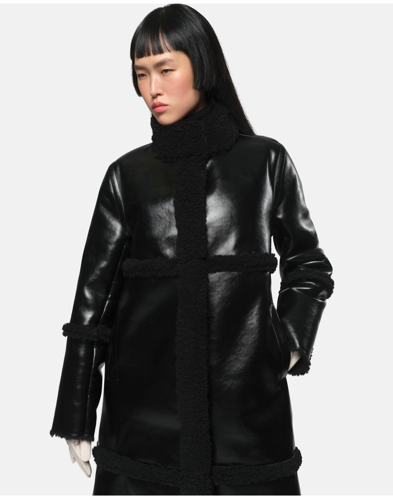 Tilly Reversible Coat | Noir