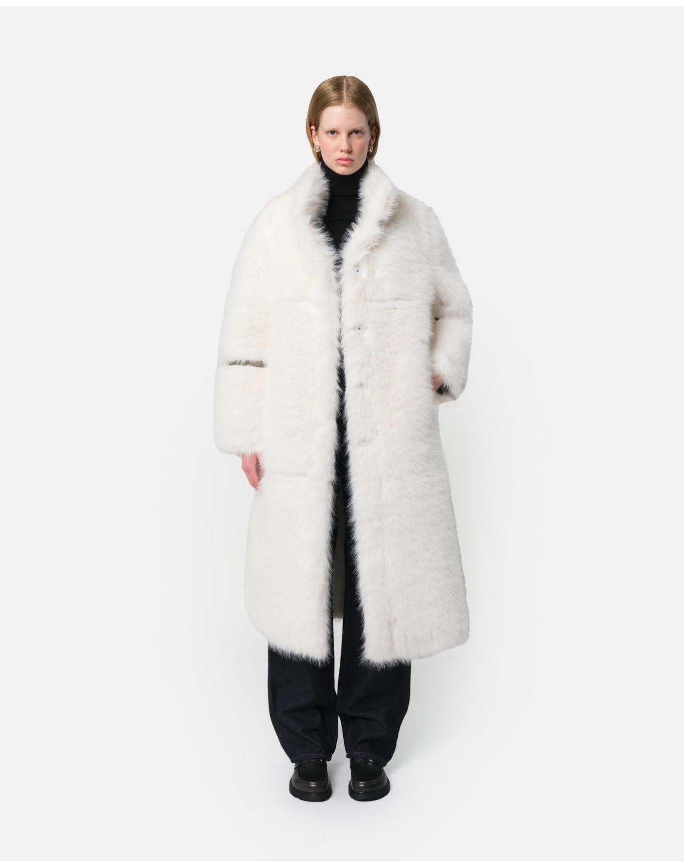 Tilly Reversible Coat | Sage & Blanc