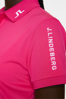 Women | Tour Tech Polo | Pink Peacock