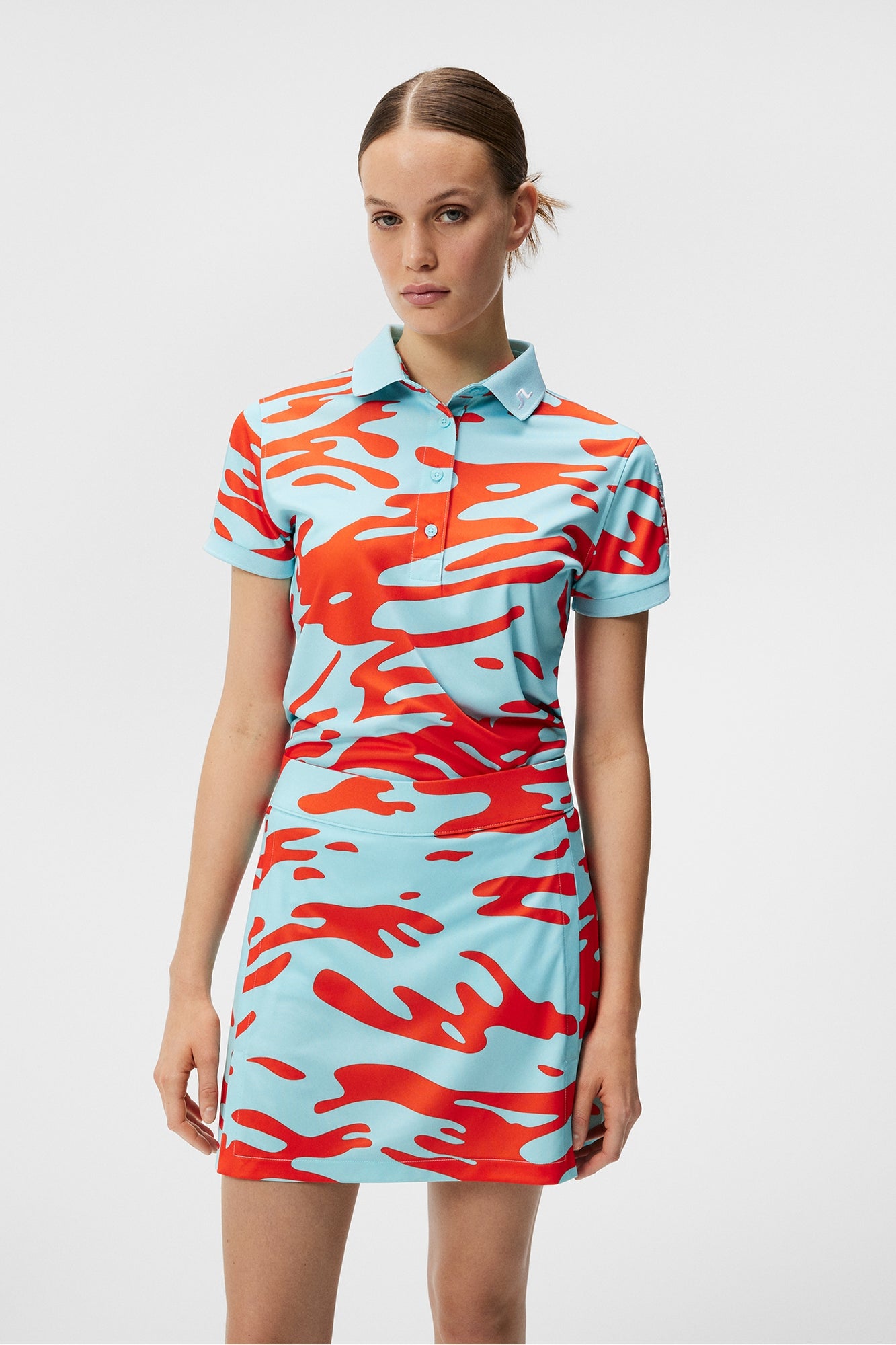 Women | Tour Tech Print Polo | Neptune Atomizer