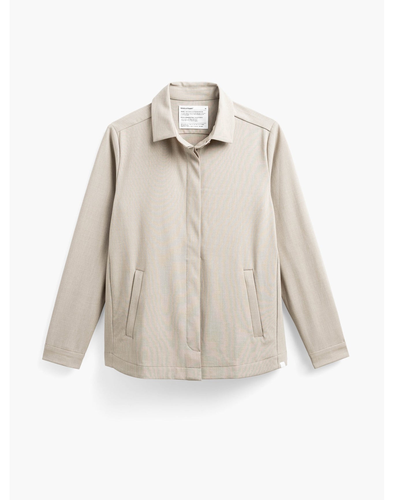 Women | Velocity Shirt Jacket | Flax
