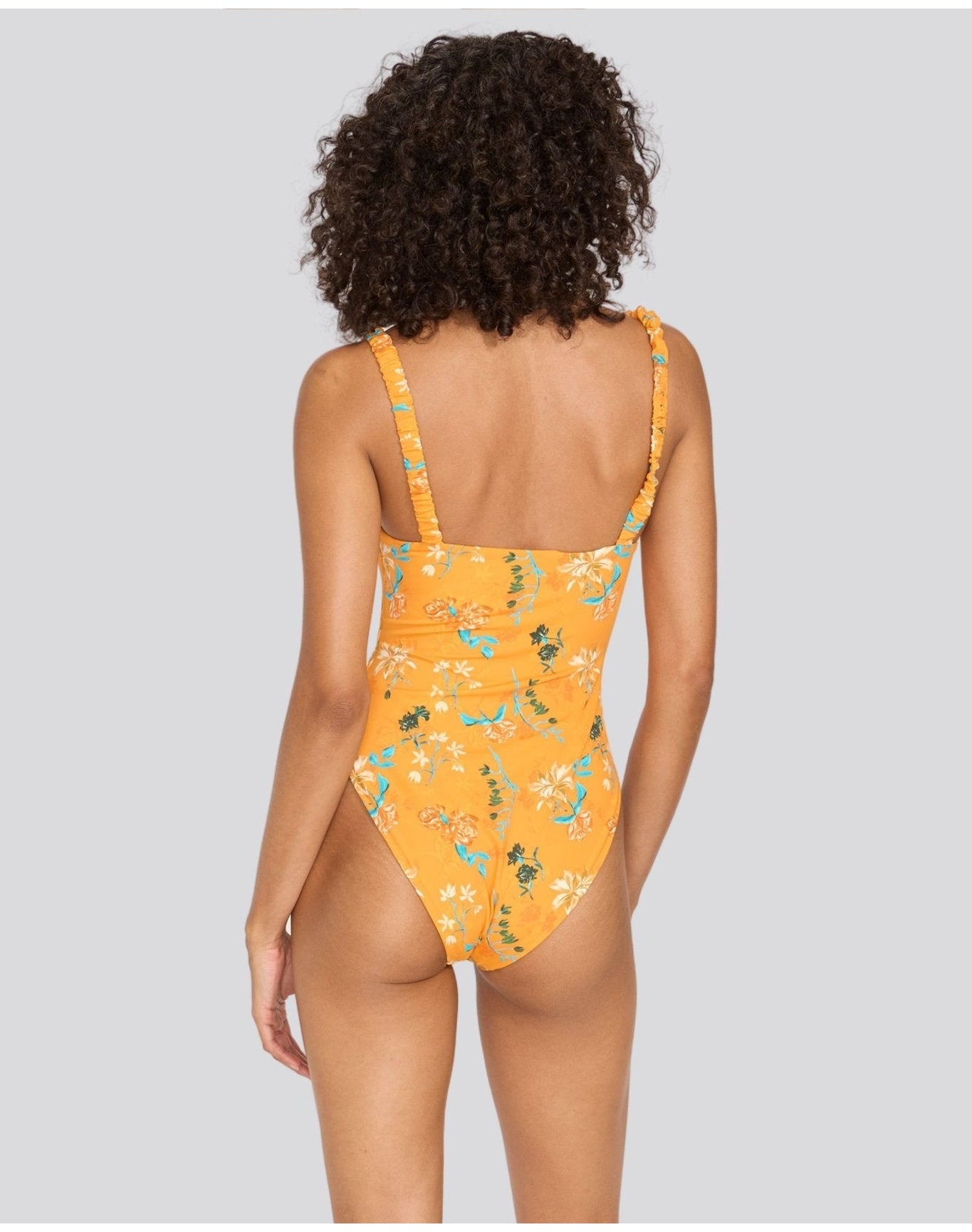 Verona One Piece | Tangerine Multi Floral