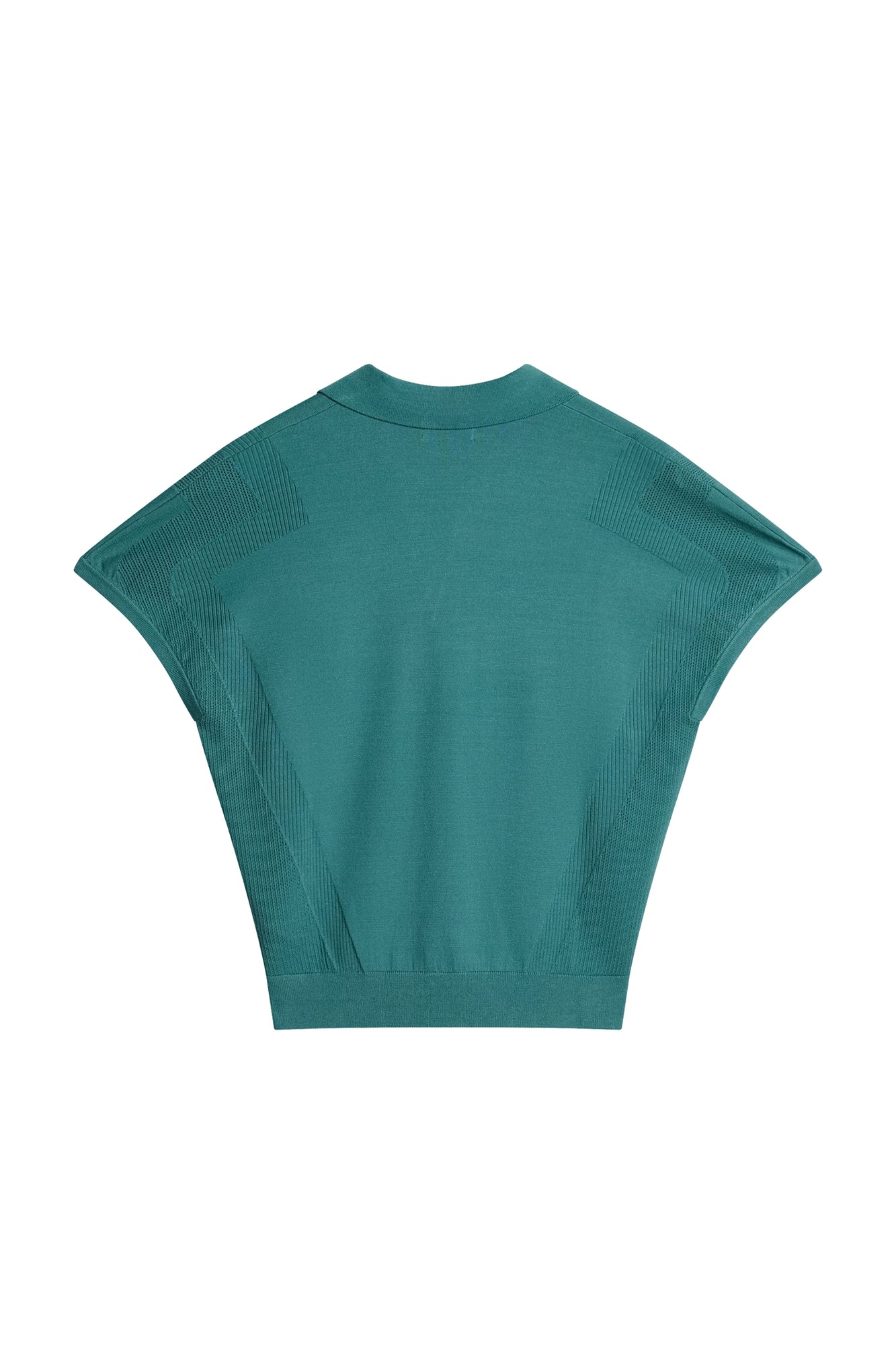 Women | Vita Knitted Polo Shirt | Teal