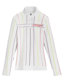 Women | Vivid Half Zip T-Neck | Stripe