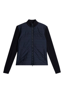 Women | Wren Knitted Hybrid Jacket | JL Navy