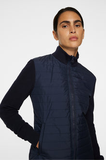 Women | Wren Knitted Hybrid Jacket | JL Navy