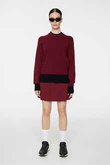 Women | Zoe Knitted Sweater | Cabernet