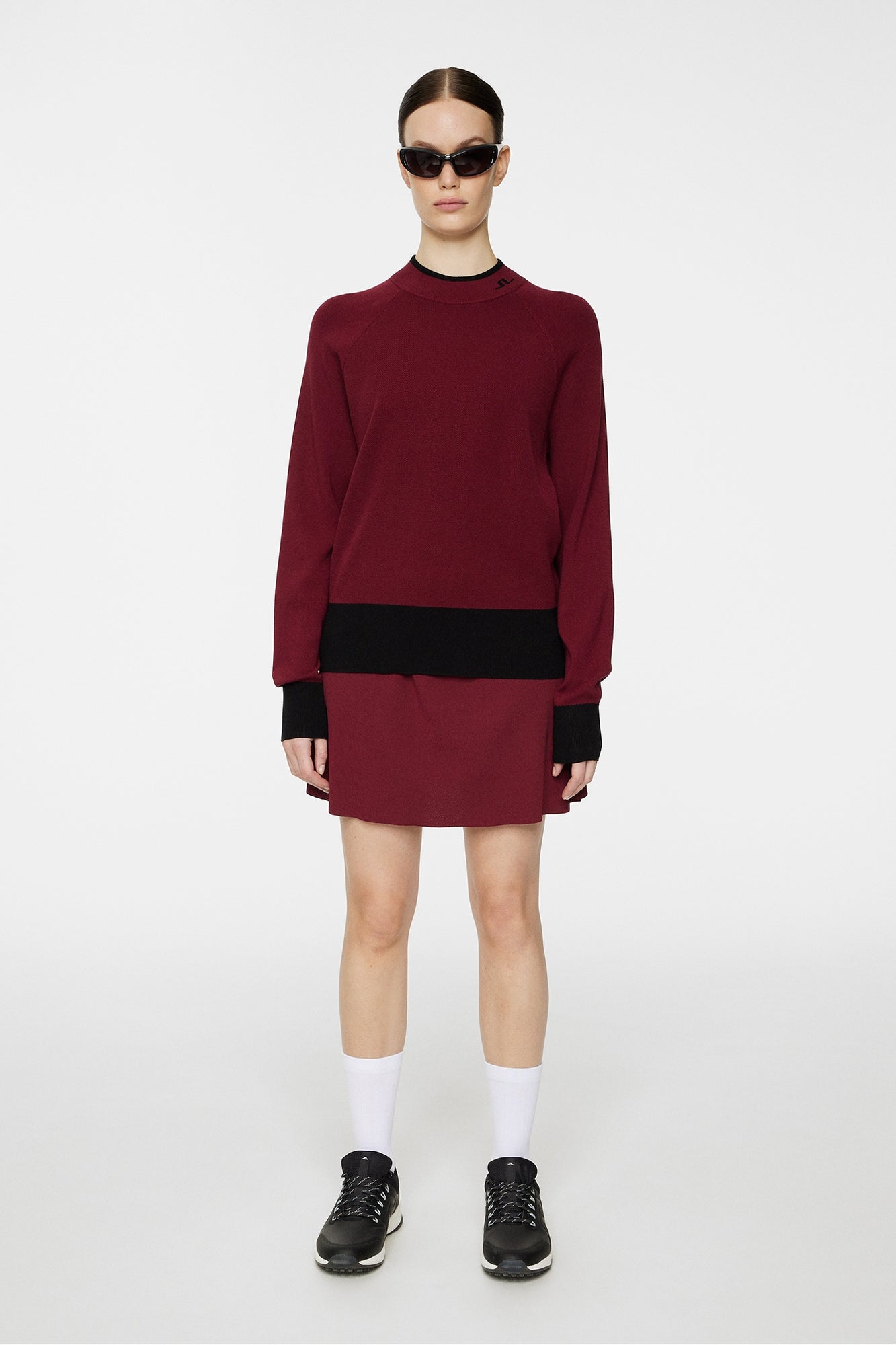 Women | Zoe Knitted Sweater | Cabernet