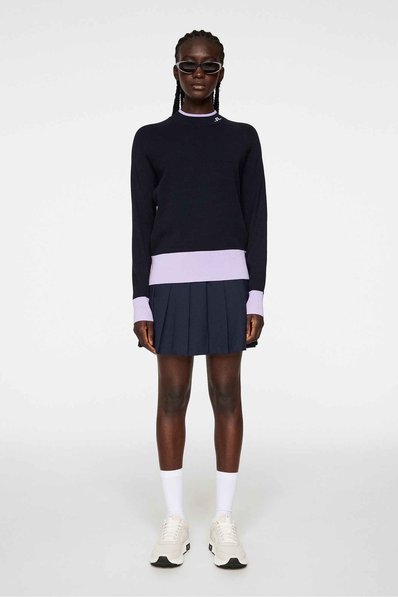 Women | Zoe Knitted Sweater | JL Navy