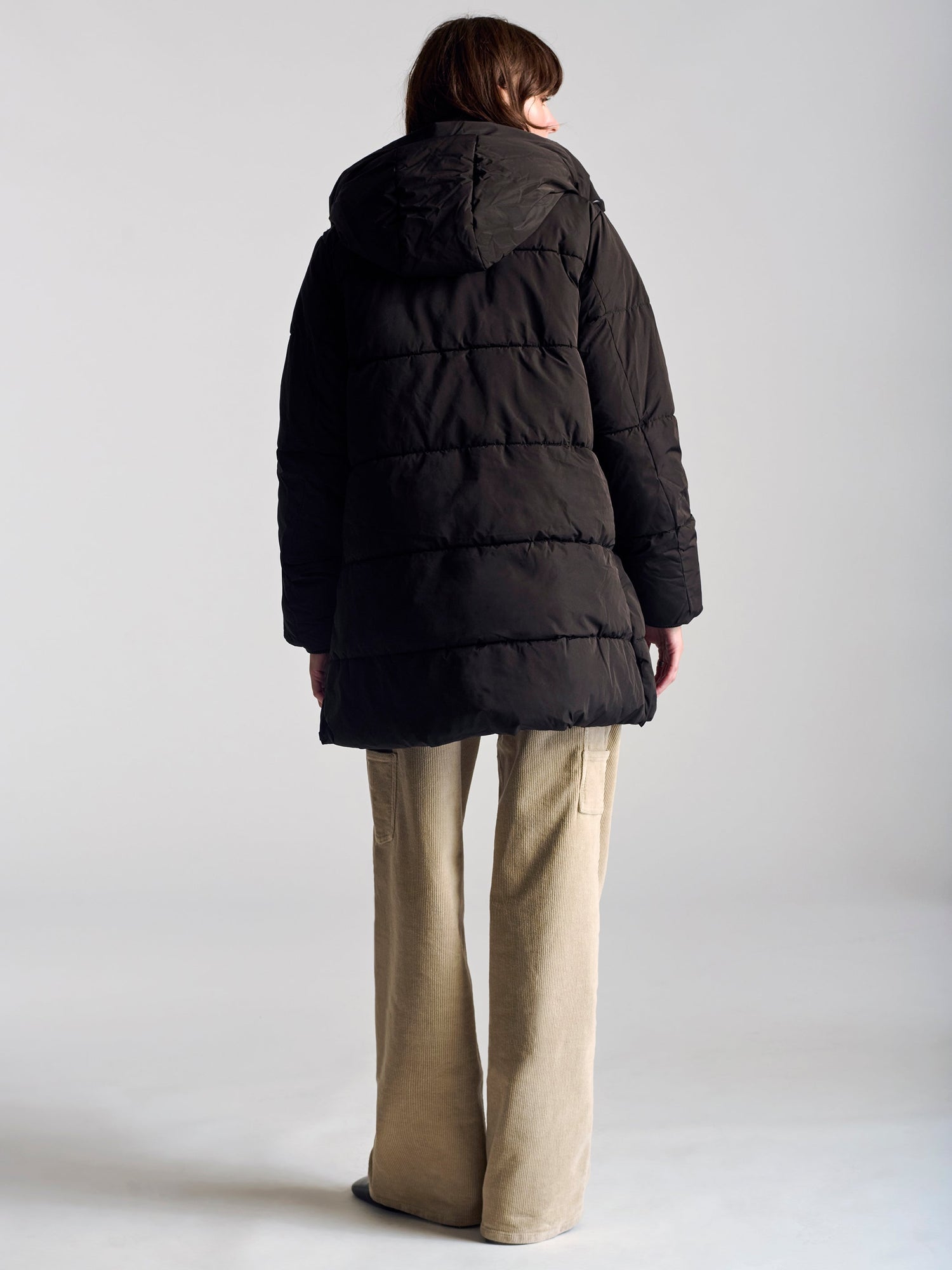 Womens | Hooded Parka | Black