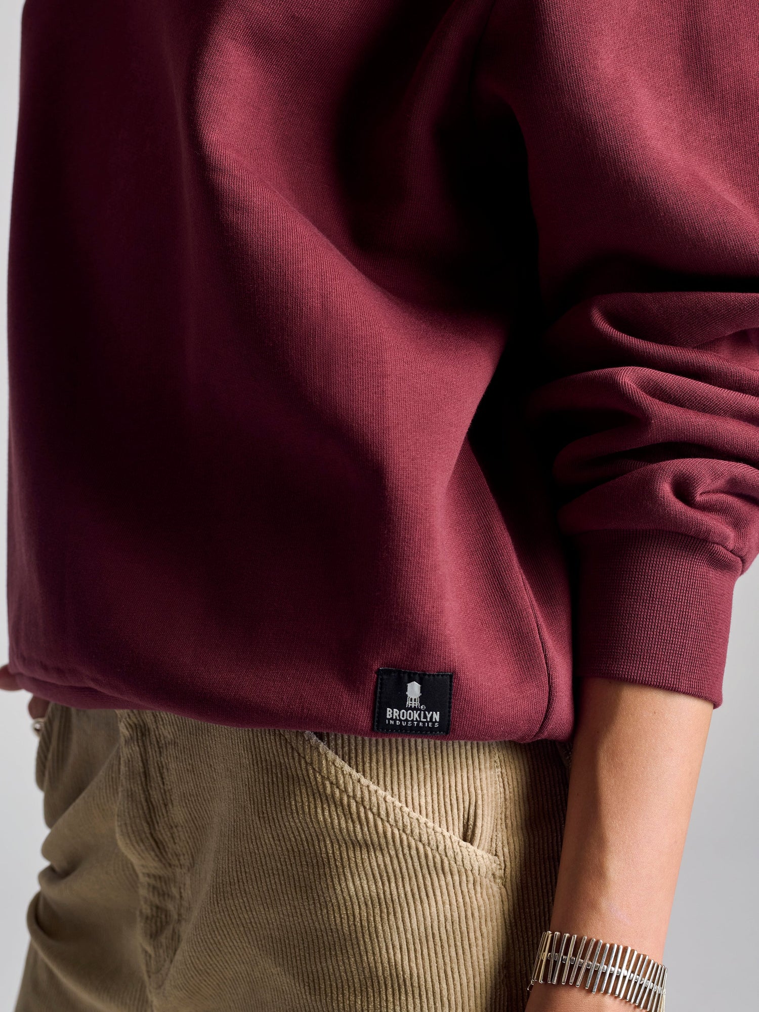 Womens | Hoyt Crew Neck Sweatshirt | Brick