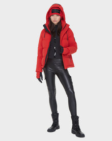 Women | JOON Down Puffer | Poppy Red