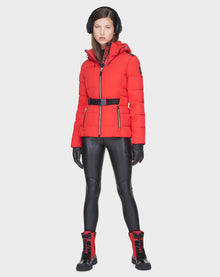 Women | MARYSA Down Puffer | Poppy Red