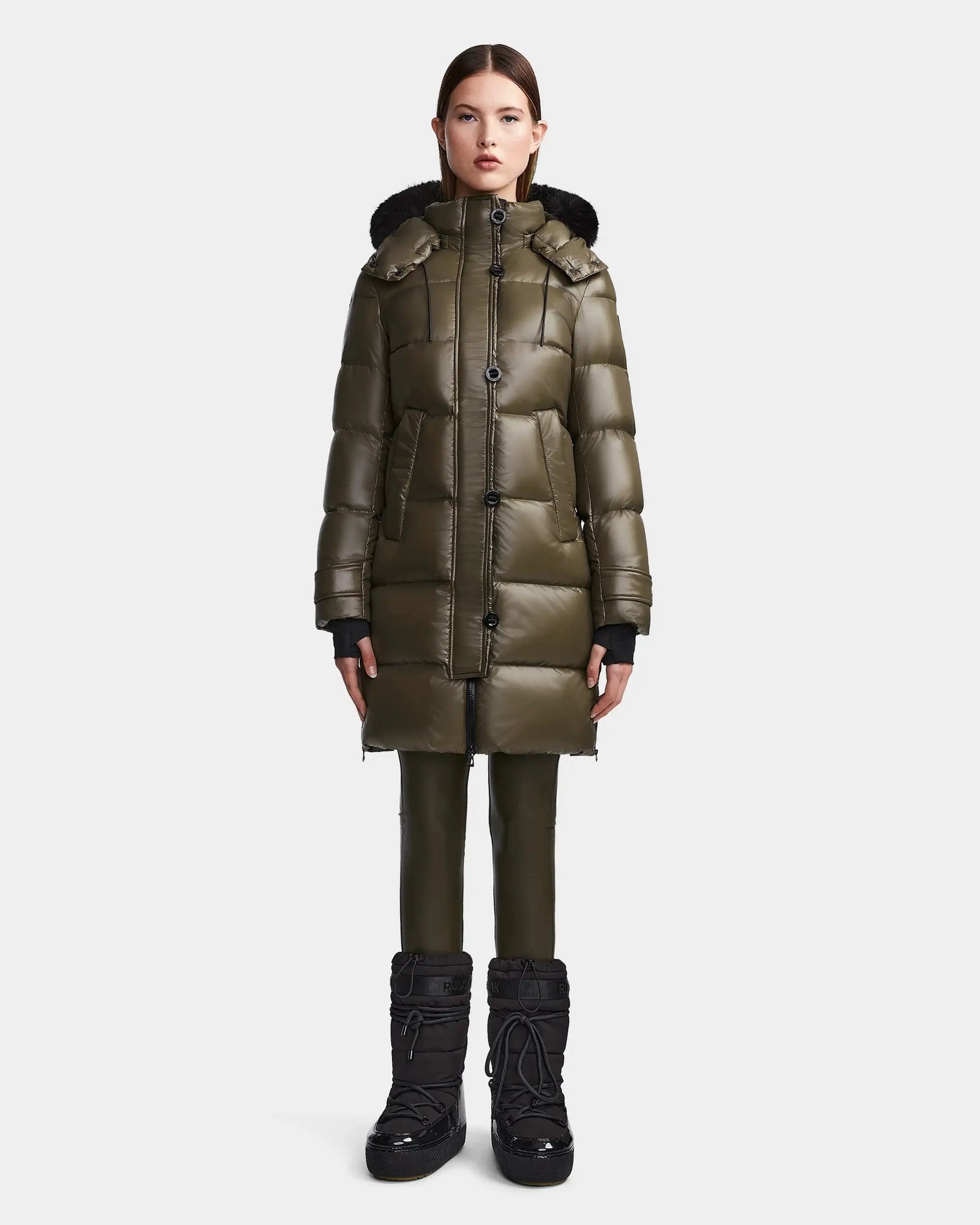 Women | MEYA S Down Puffer | Light Olive