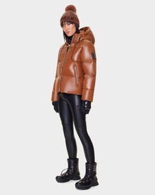 Women | DAVIE Down Puffer | Dark Camel