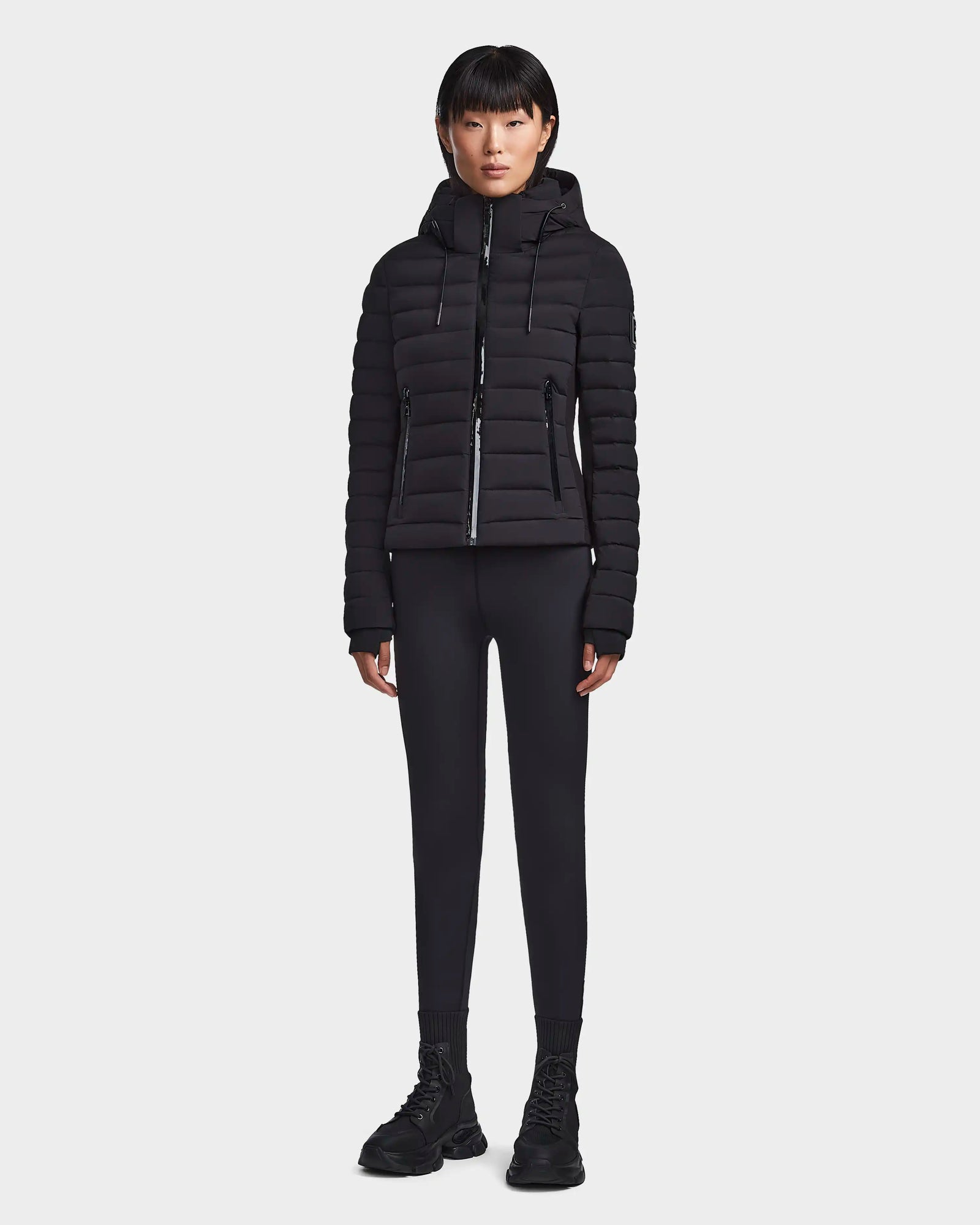 Women | MARYA M Hybrid Lightweight Down Jacket | Black