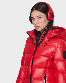Women | MILIA Down Puffer | Poppy Red