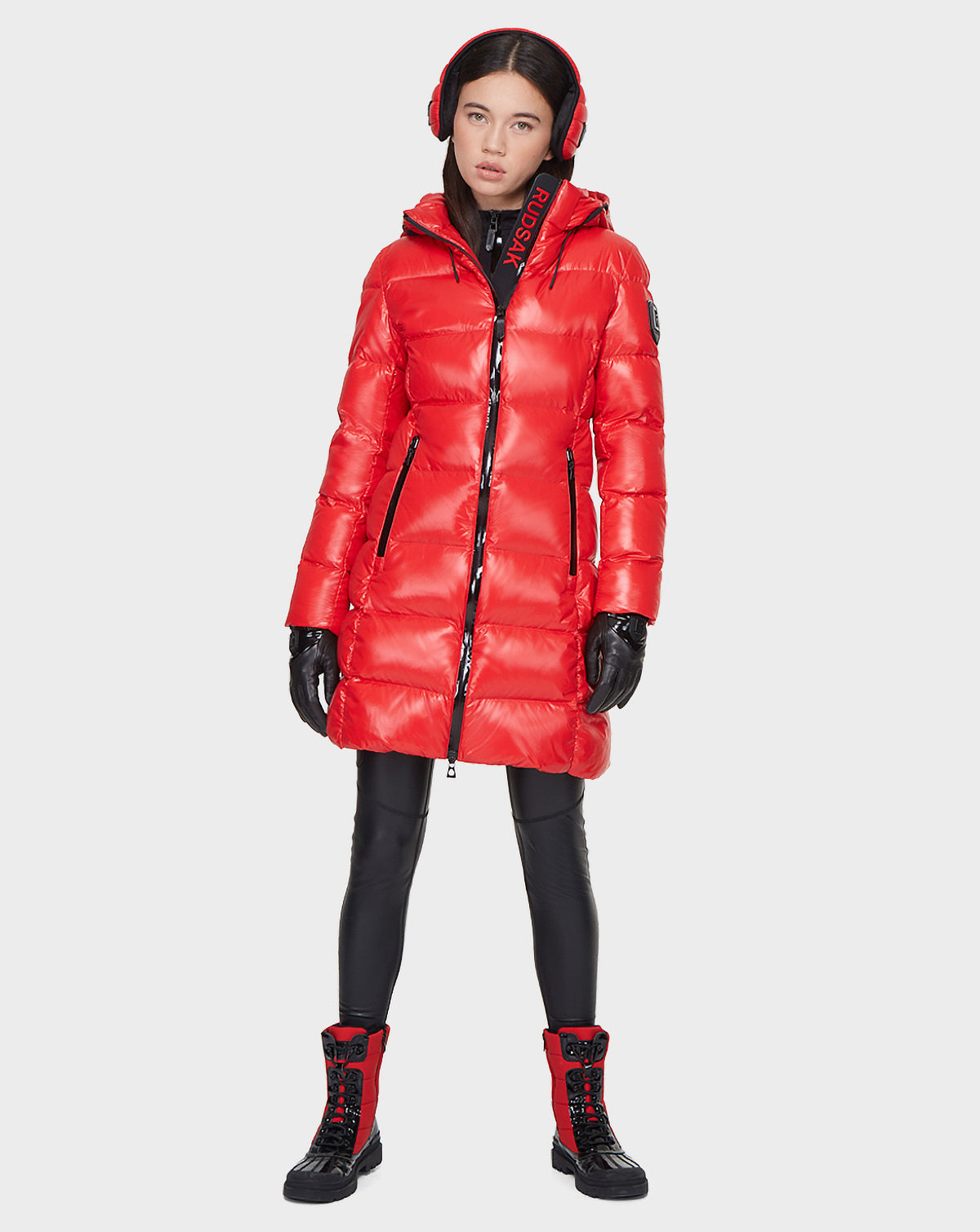 Women | MILIA Down Puffer | Poppy Red
