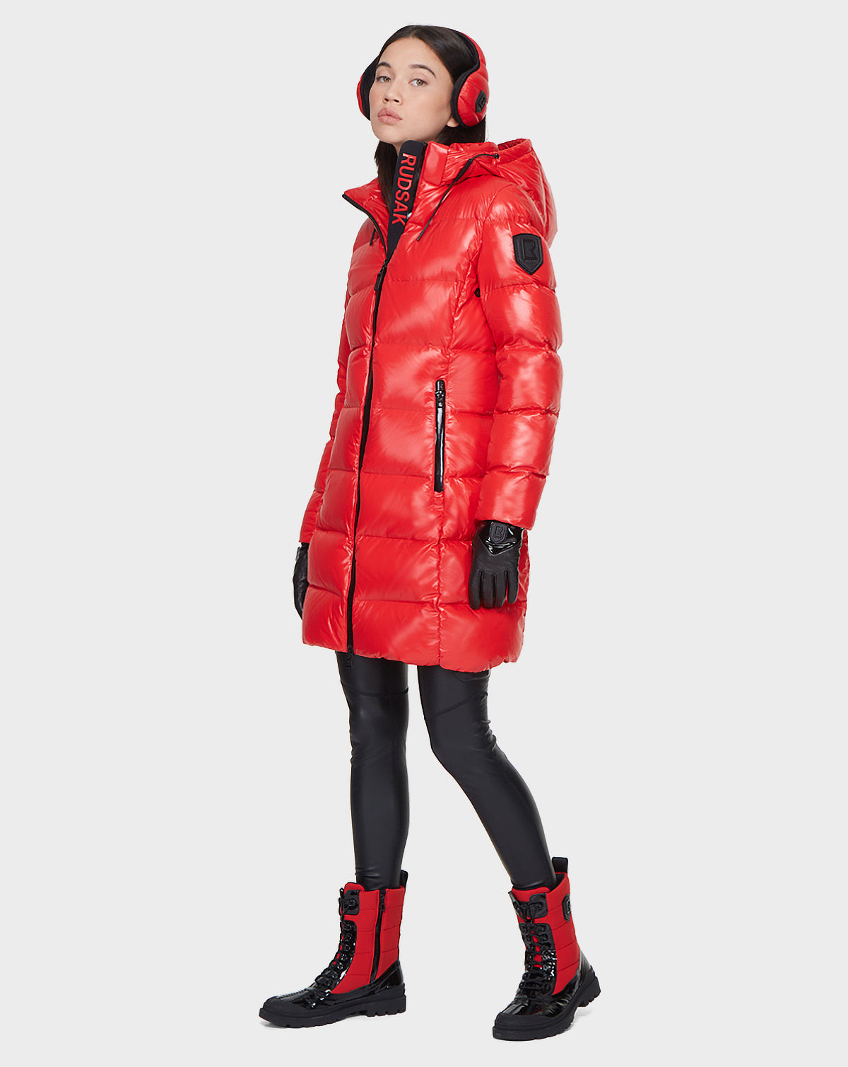 Women | MILIA Down Puffer | Poppy Red
