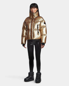 Women | LAURENCE Down Puffer | Metallic Ivory