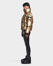 Women | LAURENCE Down Puffer | Metallic Ivory