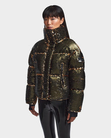 Women | LAURENCE Down Puffer | Metallic Ivory