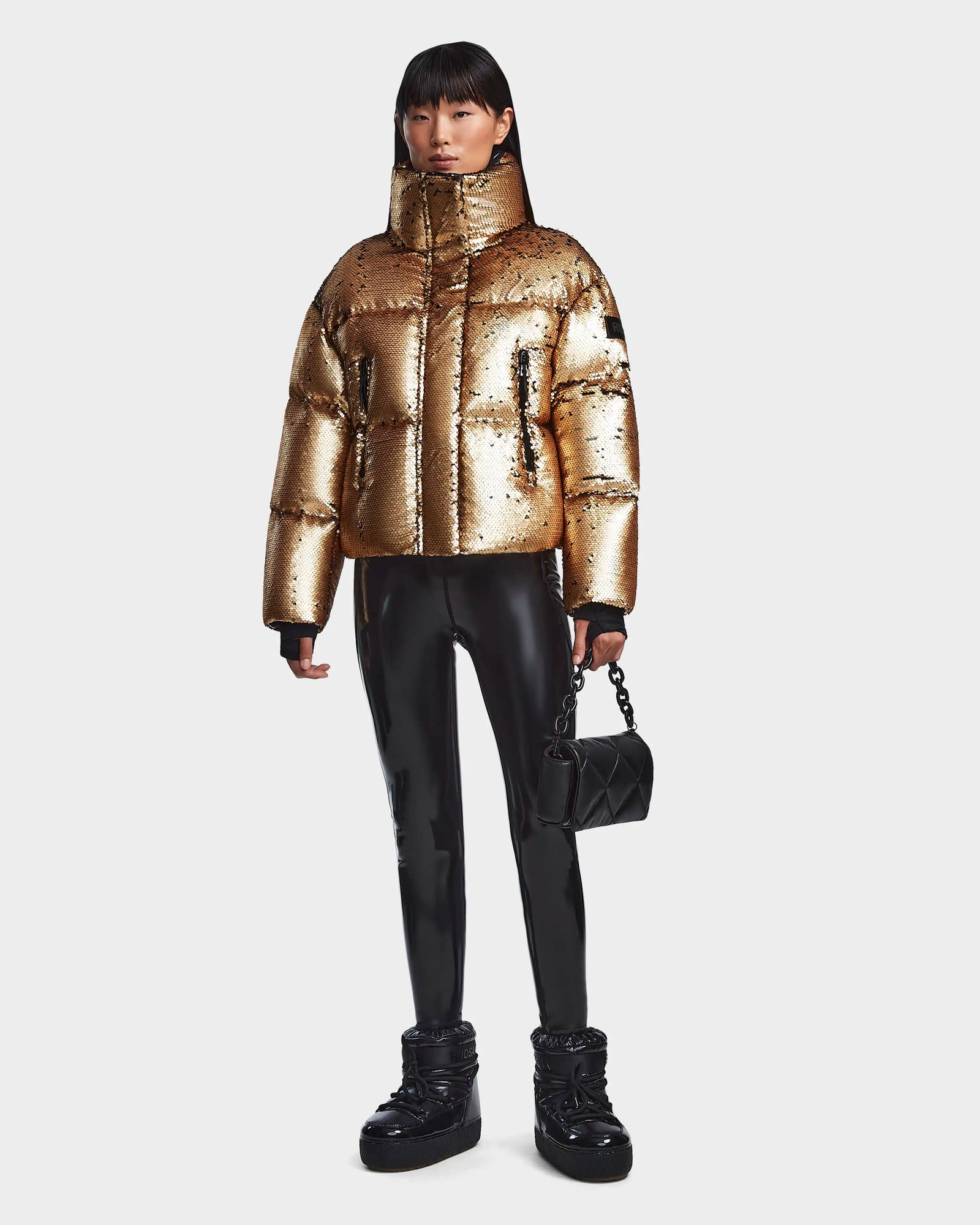 Women | LAURENCE Down Puffer | Metallic Ivory