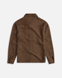 Wool Check Jacket | Brown