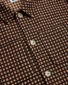 Wool Check Jacket | Brown