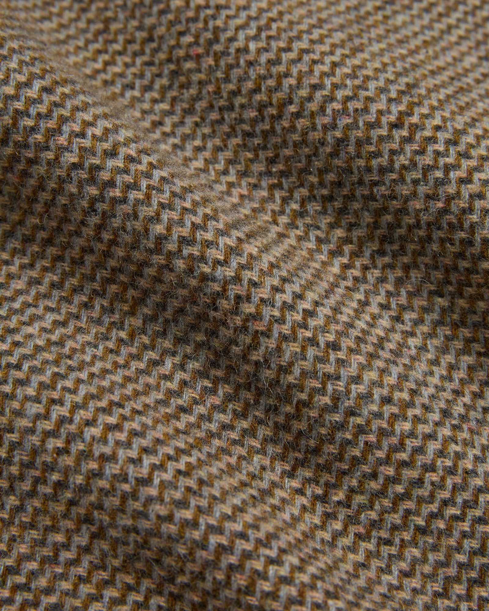 Wool Combo Coat | Brown