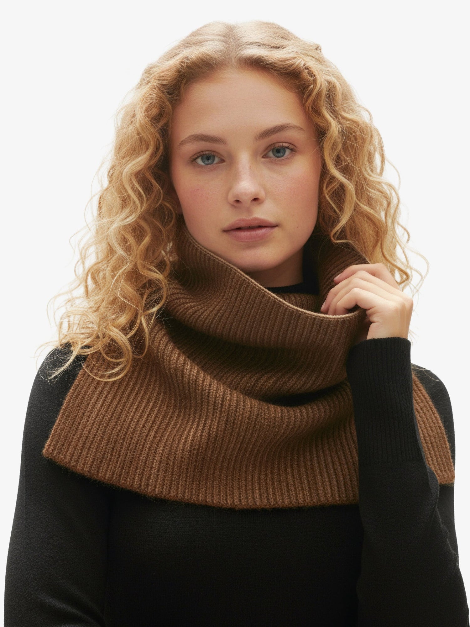 Womens | Wool Neck Gaiter | Desert Taupe
