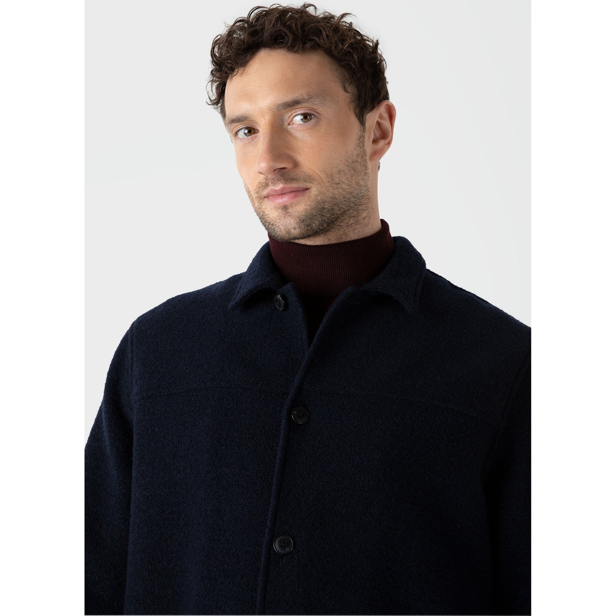 Wool Donkey Jacket | Men | Navy