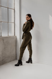 Wrap Neck Jumpsuit | Hunter