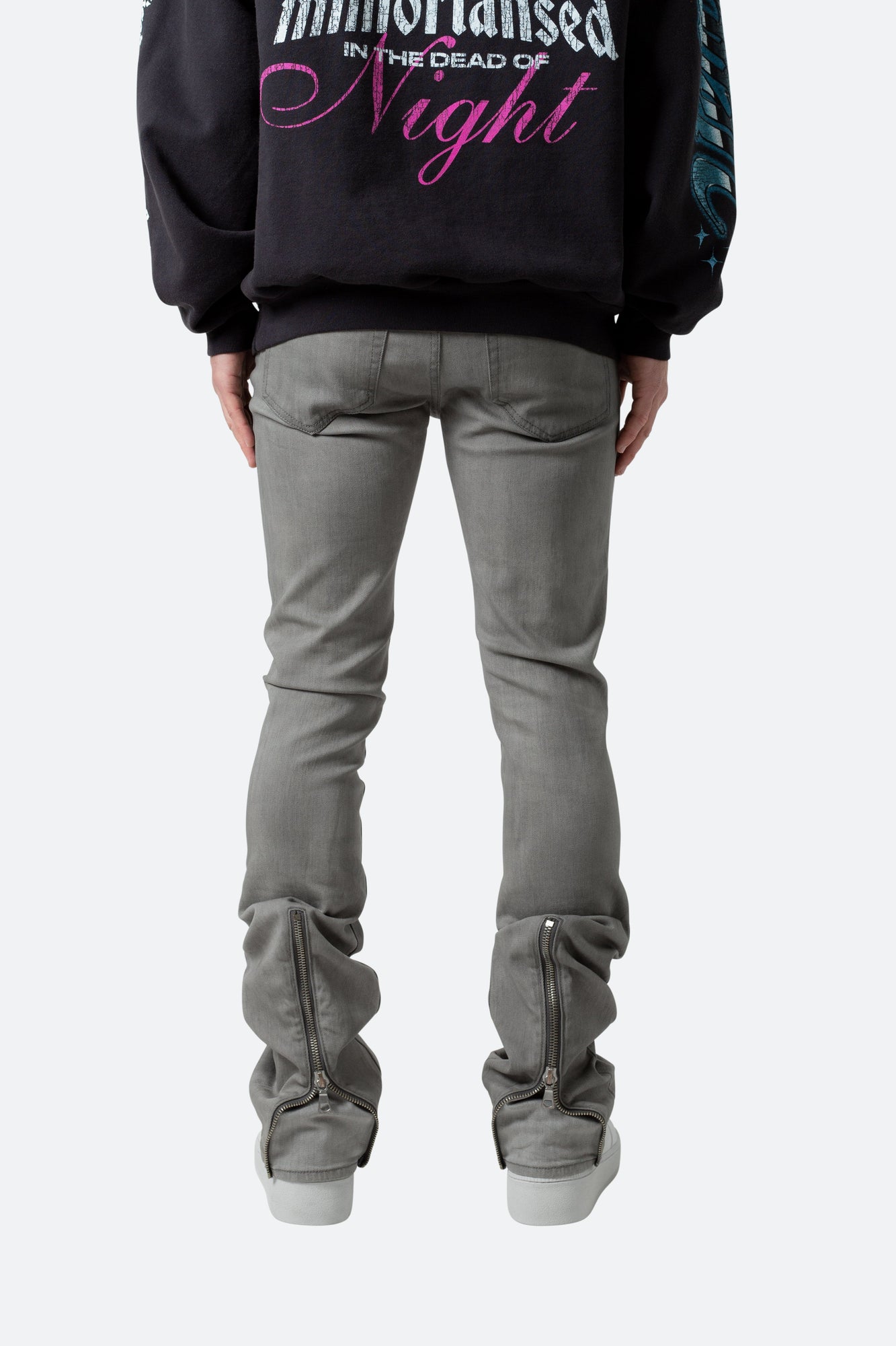 X491 Convertible Skinny Denim | Grey