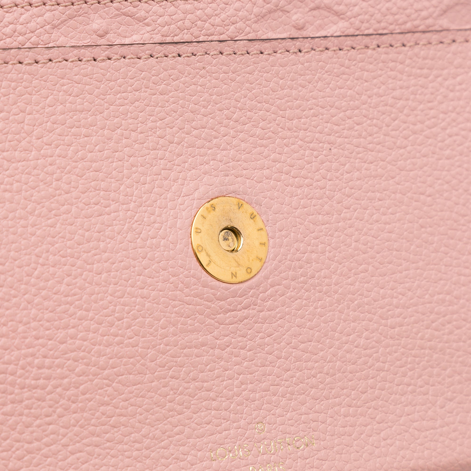 Louis Vuitton | Pre-Owned Monogram Empreinte Vavin Wallet on Chain | Pink/Light Pink