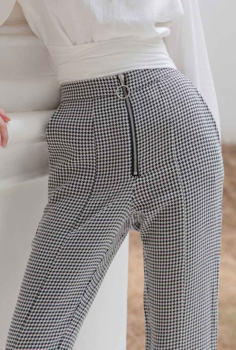 Addison Pants | Houndstooth