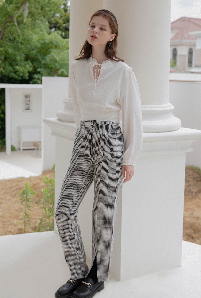 Addison Pants | Houndstooth