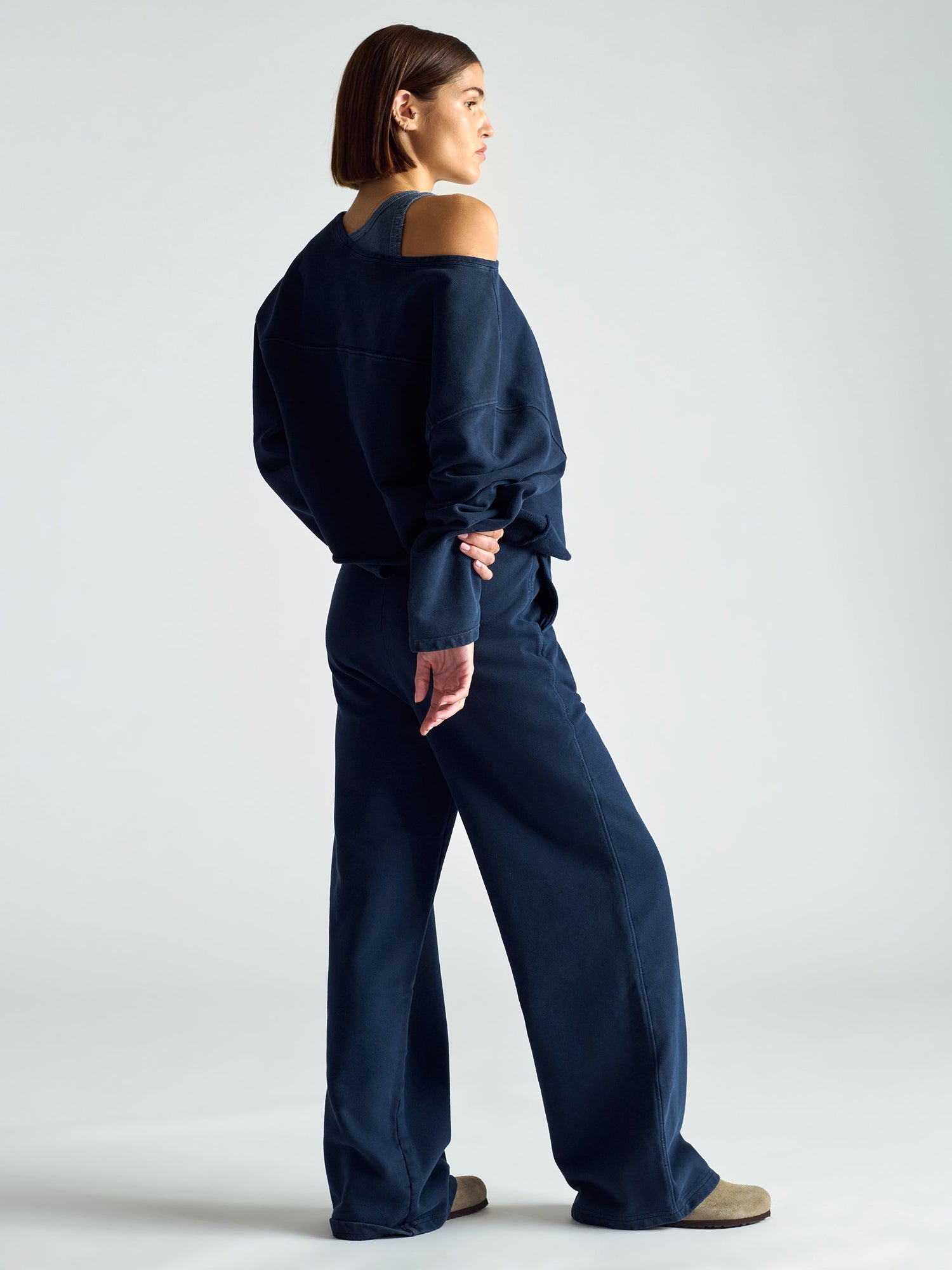 Womens | Fulton Crew Neck Sweatshirt | Graphite