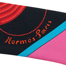 Hermes | Pre-Owned Clic Clac Modern Cannage Silk Twilly Scarf | Blue