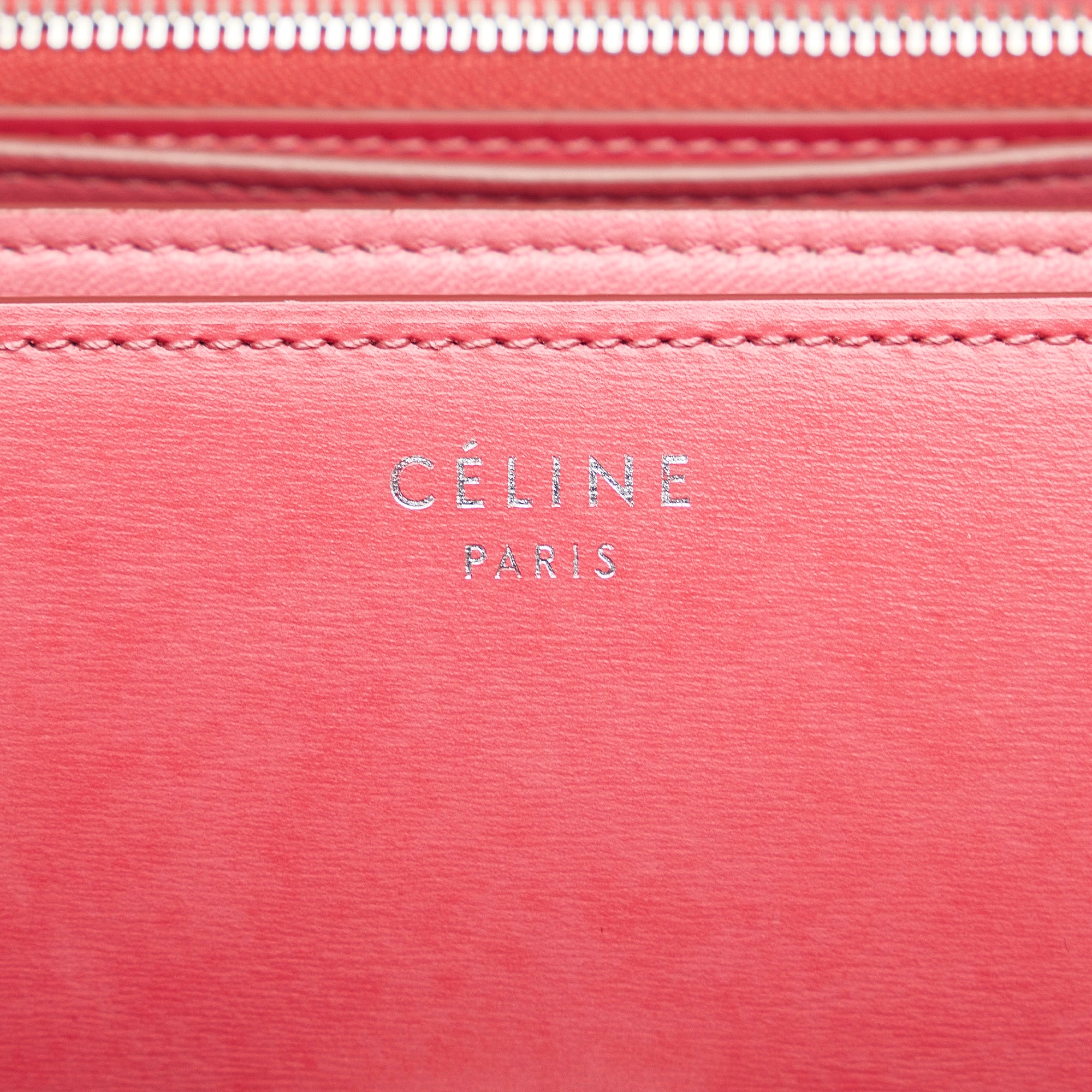 Celine | Pre-Owned Medium Calfskin Classic Box | Pink/Blush