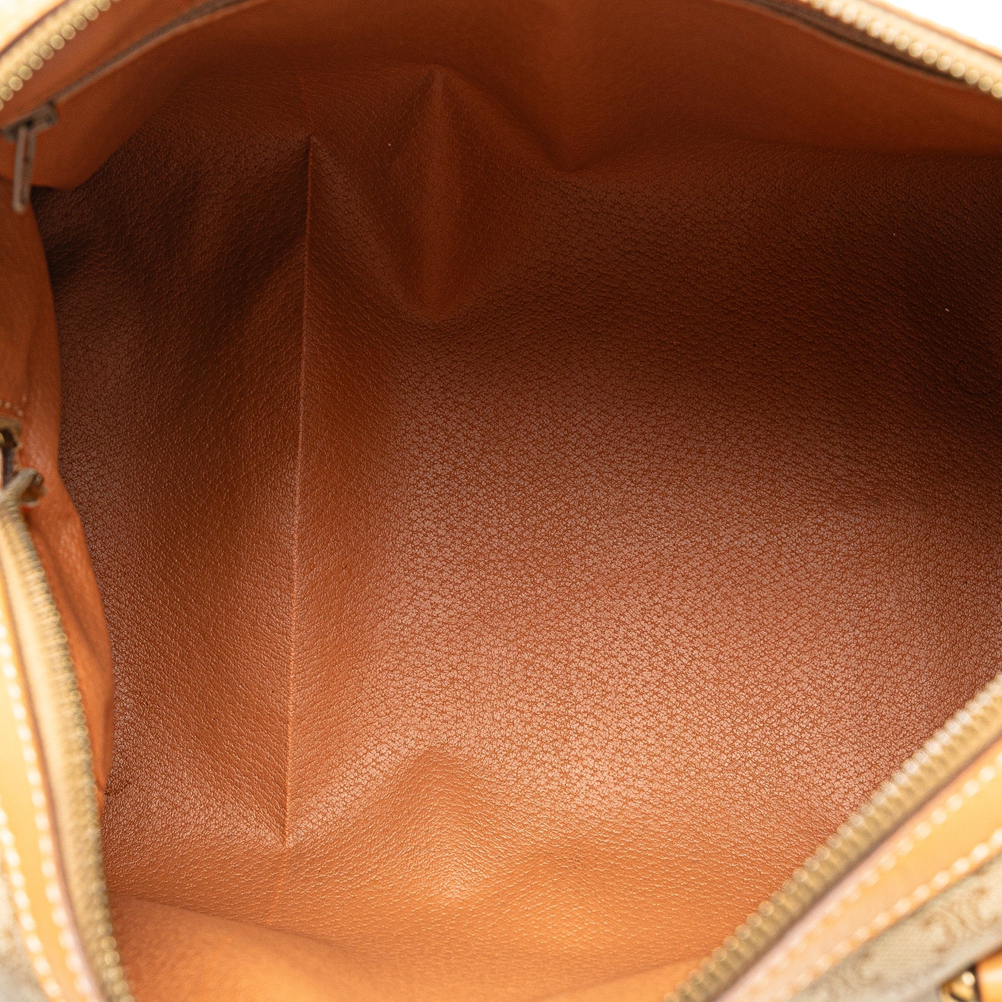 Celine | Pre-Owned Macadam Boston Bag | Brown/Beige