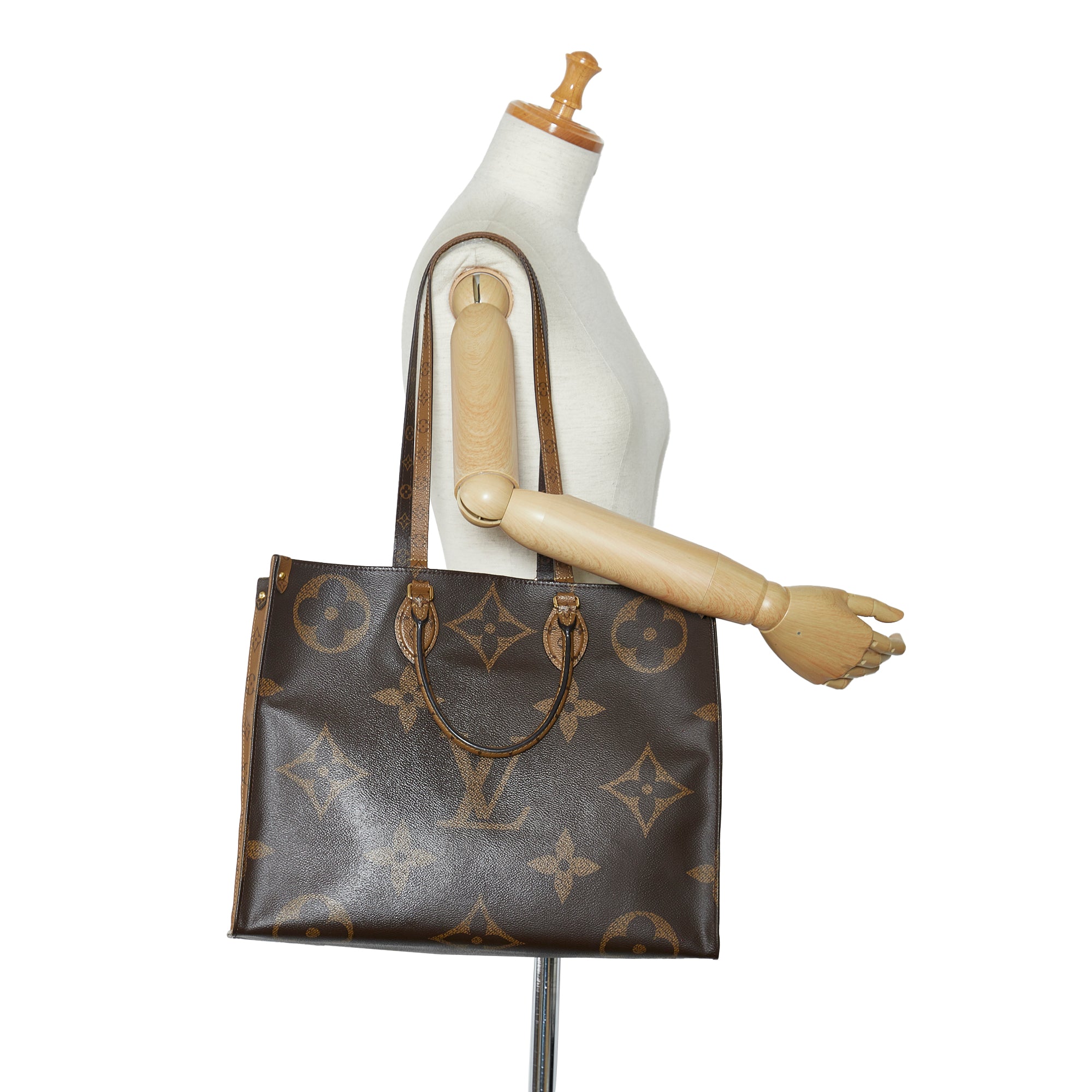 Louis Vuitton Pre-Owned Monogram Reverse Giant OnTheGo GM | Women | Brown