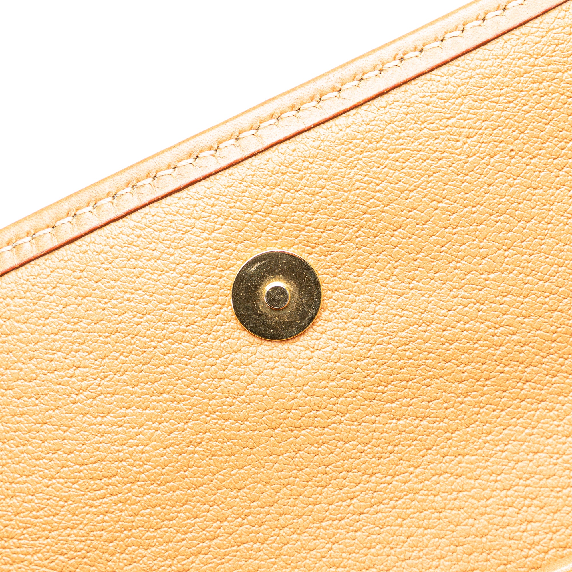 Celine | Pre-Owned Macadam Coated Canvas Clutch - I | Brown