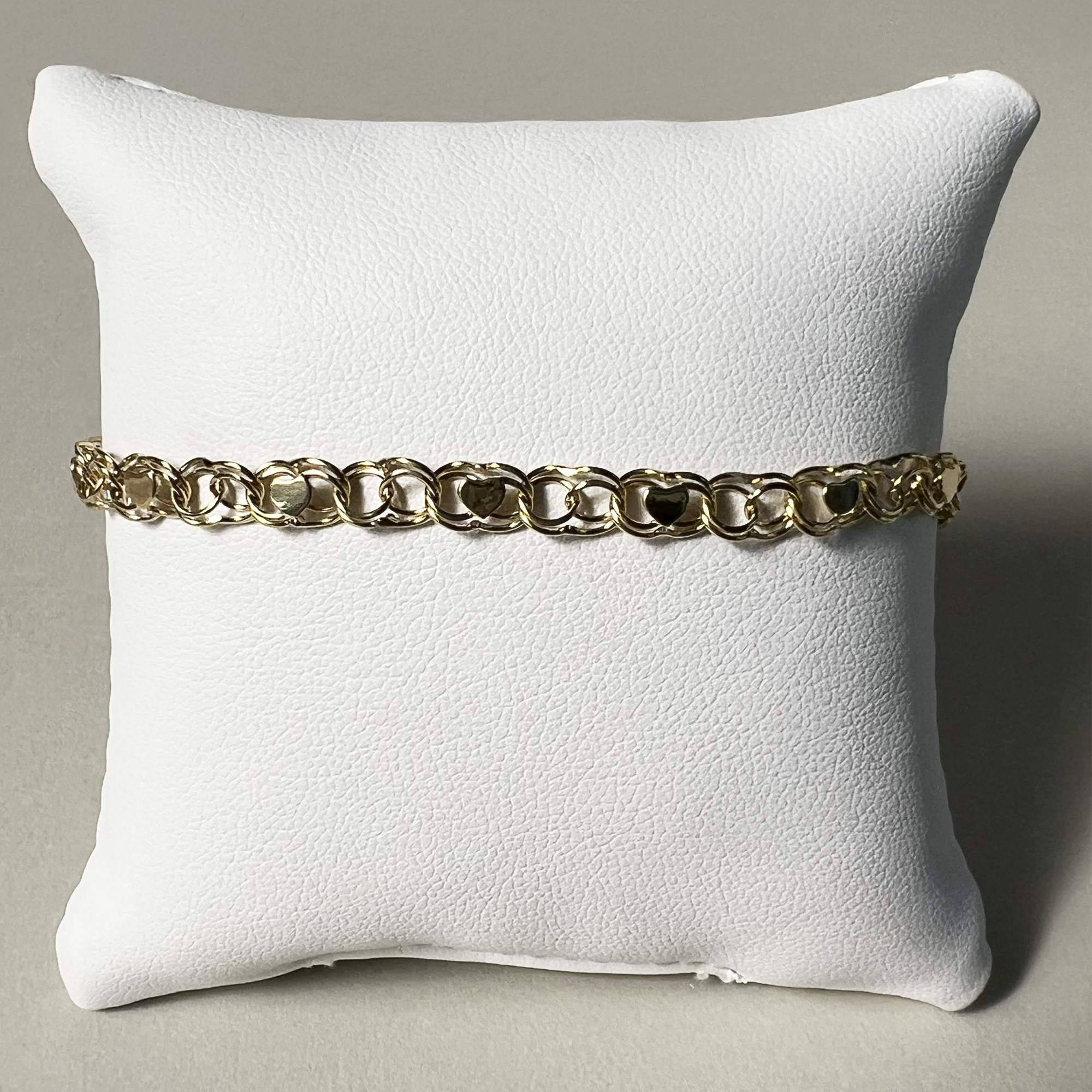 Chained to My Heart Bracelet | 10K Yellow Gold