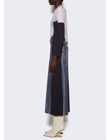 Y/Project | Women | Jean Paul Gaultier Trompe-l'oeil Y Belt Denim Mai Dress | Black x White